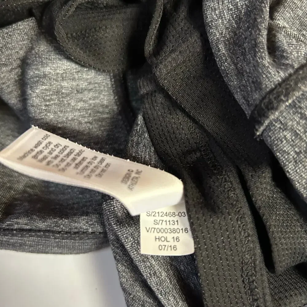 Athleta Metro Skort Womens Small Heathered Gray Zip Pockets Performance Golf
